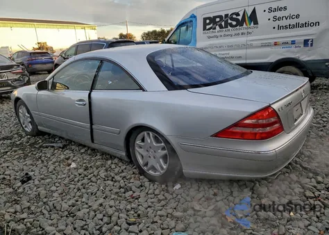 2002 Mercedes-Benz Cl 500 z USA, uszkodzony, nr VIN WDBPJ75J02A025773
